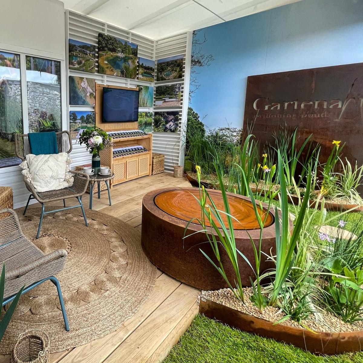 Gartenart's stand for Chelsea Flower Show 2023